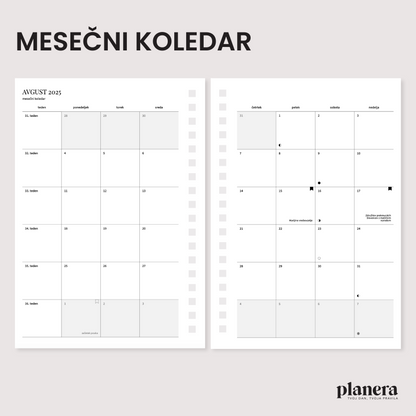 Šolski planer 2025/26 | Quartz mini